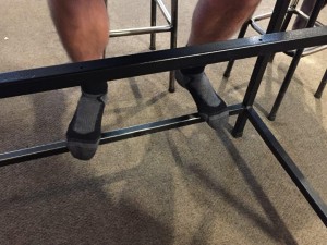 Nach Kiwi Art auf Socken in die Kneipe