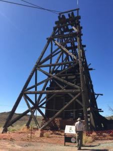 Last timber headframe in OZ