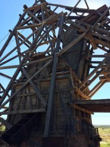 Oregon timber headframe