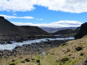 Hengifoss Waterfall       
