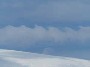 Wave clouds...