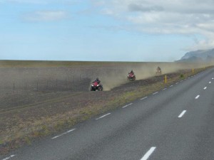 ATV's, very popular here