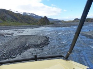River crossing, Porsmörk