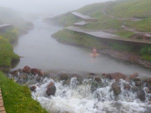 Reykjadalur natürlich warmer Bach     