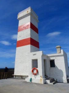Gardskagi, old light house  