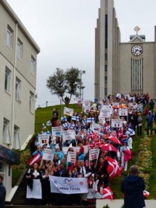 Ladies Circle parade, Akureyri   