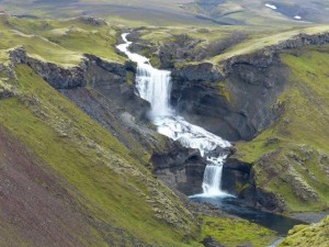 Ofaerufoss Waterfall 