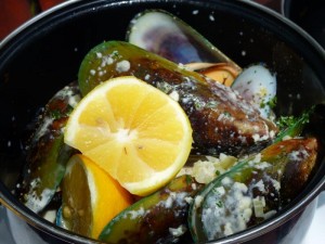 Green Lip Mussels, Coromandel Town