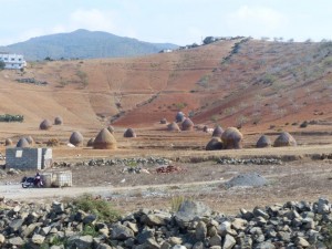 Hay piles, North Morocco