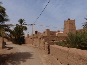 Through the village to Tagounite