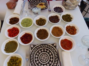 Assortment of Moroccan Salads
