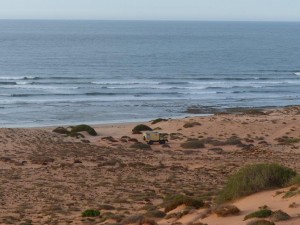 Camp site at Cap Draa