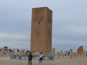 Hassanturm am Mausoleum Mohammed V